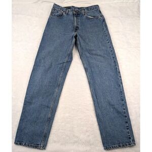 VTG Levis 550 Jeans Relaxed Fit‎ Men's 36x34 (34x34) Y2K Blue Denim Made in USA